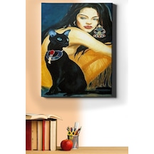 Webstyle Sayılarla Boyama Seti Kasnaklı Bastet Ve Mısır Prensesi 50 X 65 Cm