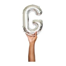 G Harfi Folyo Balon 17 Inç