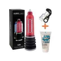 Hızlı Express Bathmate Hydromax X30 Kırmızı Boyun Kemerli Sulu Vakum Penis Pompası