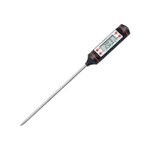 Profesyonel Dijital Gıda Ve Et Termometresi, Paslanmaz Çelik Uzun Prob, Lcd Ekranlı Hızlı Ve Hassas Ölçüm, Bbq Izgara Fırın Mutfak Kullanımı, -50 C / 300 C Geniş Ölçüm Aralığı, Taşınabilir Ve Dayanık Ahşap