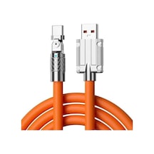 A6016 Usb To Type C Hızlı Şarj Data Kablosu Çevirici Dönüştürücü Adaptör 180 Döner 120w - 2m