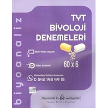 Tyt Biyoloji Denemeleri Biyoanaliz Yayınları