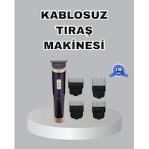 Çelik Bıçaklı Unisex Şarjlı Tıraş Makinesi Sessiz Motor, Kablosuz Ve Ayarlanabilir Krgltgsefs1dıbrk3yj