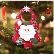 Ulzyvf Sevimli Noel Süsleri: Yıkanabilir Santa Ve Kar Adamı Figürleri