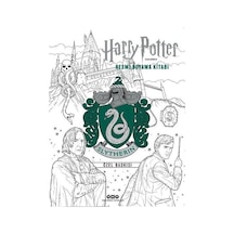 Harry Potter Filmlerinden Resmi Boyama Kitabı - Slytherin Özel Baskısı- Yapı Kredi Yayınları