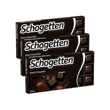 Schogetten Bitter Çikolata 100gr X3