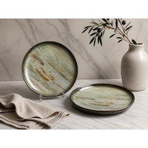 6 Lı 27 Cm Düz Tabak / Yemek Tabağı / Ana Yemek Tabağı / Servis Tabağı / Sunum Tabağı Madera Mint Go Diğer