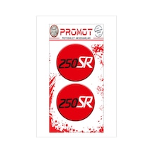 Damla Logo Sticker Cf Moto 250 Sr Kabartmalı 5x5cm 01 Nötr