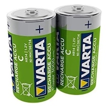 Varta 56714 3000 mAh C Boy Ni-MH Şarj Edilebilir Pil 2'li