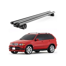 Pençe Bmw X5 2000-2003 Uyumlu Gri Ara Atkı 135cm Port Bagaj Tavan Barı