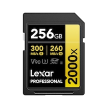 Kart 256 Gb 205 Mb S'ye Kadar Okuma 140mb S Yazma Sdxc Uhs-ı Hafıza Kartı Sınıf 10 U3 V30 Profesyonel Fotoğrafçıl