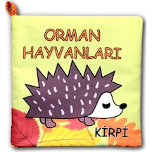 Orman Hayvanları Kumaş Sessiz Kitap T055 - Bez Kitap , Eğitici Oyuncak , Yumuşak Ve Hışırtılı