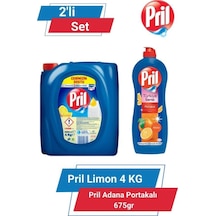 Pril Limon 4kg & Pril Adana Portakalı 675gr 2'li Set set-hnkdtj-5212-6161