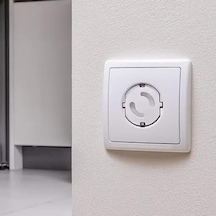 Abuy 12 Adet Bebek Güvenlik Priz Koruyucusu Elektrik Prizleri Koruması Priz Çocuk Güvenliği Beyaz