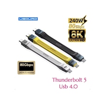 Ugourd Thunderbolt 5 Usb 4.0 240w 80gbps Gen4 8k Pd 240w E-marker