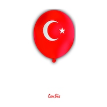 Bayrak Balon 5'li Türkiye