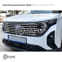 Ford Tourneo Courier Krom Ön Panjur 8 Parça 2024 Üzeri P.çelik
