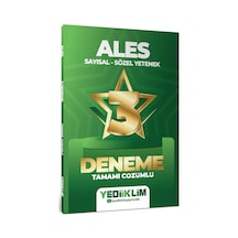 Yediiklim Yayınları 2027 Ales Sayısal Sözel Yetenek Tamamı Çözümlü 3 Yıldız Deneme