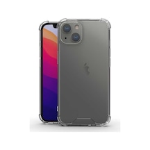 Apple Uyumlu iPhone 13 Mini Şeffaf Kılıf Köşelerde Darbelere Karşı Ultra Kalınlık Antishock