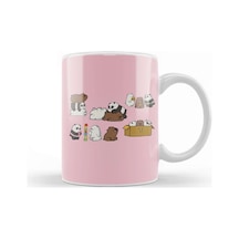 We Bare Bears Cute Kupa Bardak Porselen Karışık