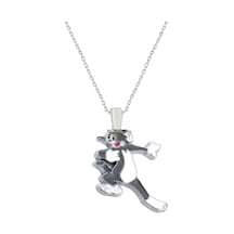Tom ve Jerry Metal Kolye Çok Renkli