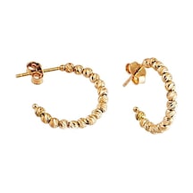 Sembol Gold Altın Halka Küpe Dorikalı 14k Gold Çok Renkli