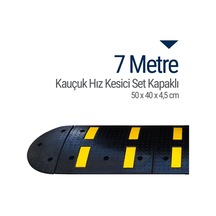 Kauçuk Hız Kesici Set Kapaklı. Yol Kasisi 7 M N11.196