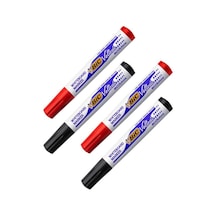 Bic Velleda 1701 4 Lü Tahta Kalemi Seti Kırmızı-siyah