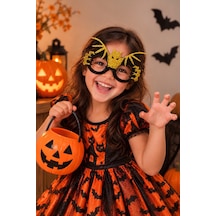 Cadılar Bayramı Simli Yarasa Gözlüğü Gold Siyah Halloween Çocuk Parti Aksesuarı Tüm Yaşlar