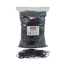 Ekoset Siyah Paket Ambalaj Toka Para Lastiği 40Mm 1Kg