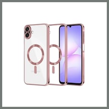 Bezos Samsung Galaxy A07 4g Uyumlu Kross Magneticsafe Kapak - Rose Mmbz