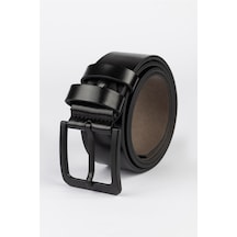 Tudors Erkek 4,5 Cm Spor Siyah Kemer-22833 Siyah