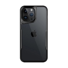 Apple Uyumlu   iPhone 15 Pro Max Kılıf Boyi Silikon Kapak - Siyah