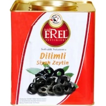 Erel Zeytinleri Dilimli Siyah Zeytin Teneke 8 KG