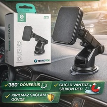 Erdo Ticaret Zc21 Araç Telefon Tutucu 360 Döner Güçlü Vantuzlu Telefon Standı Erdotıca Standart