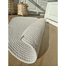 Lüle Halı Çift Taraflı Hasırlı Petek Jüt Örgü Kilim Halı Mod-910