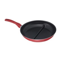Redio 30 Cm Cingöz Çift Bölmeli Tava, Kırmızı