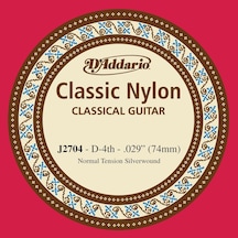 D'addario J2704 Student Nylon Klasik Gitar Tek Tel D-re - Normal Tension - Naylon