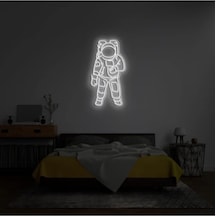 Astronot Neon Led Işık Gece Lambası Renkli