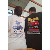 Mcqueen & I'M Sally Cars Filmi 2'Li Sevgili/Çift/Arkadaş T-Shirt Seti