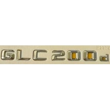 Mercedes Uyumlu Yazı Glc 200d Krom