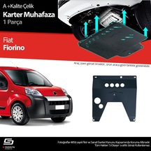 S-dizayn Fiat Fiorino Çelik Karter Muhafaza 2008 Üzeri A+ Kalite