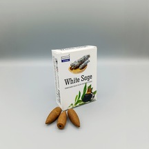 Darshan White Sage Geri Akış Tütsü Beyaz Adaçayı Aromalı Backflow Tütsü