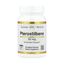 California Gold Nutrition, Pterostilbene, 50 Mg, 30 Veggie Capsules