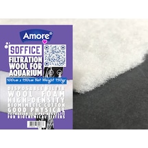Amore Akvaryum 150gr Silikonsuz Filtre Elyafı 100x150cm Soffice
