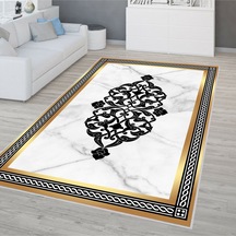 Rovigo Home Dijital Baskı Yıkanabilir Kaymaz Taban Salon Halısı RVG0319-SD705 Çok Renkli