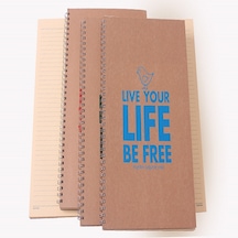 Keskin Color Defter Funky Sert Kapak Çizgili 80 Yp A6 418021-99 Çok Renkli