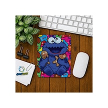 Kurabiye Canavarı Baskılı Oyuncu Mousepad 0173