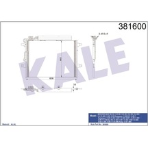Kale Klıma Radyatoru Mercedes E-serısı W211 / Cls C219 Klr-381600
