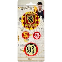 Bakgelal Harry Potter Lisanslı Rozetleri, Hogwarts Temalı Koleksiyonluk Metal Rozet, Harry Potter Hayranları İçin 9 Üç Çeyrek Koleksiyonu - Bgahpozet004 Çok Renkli